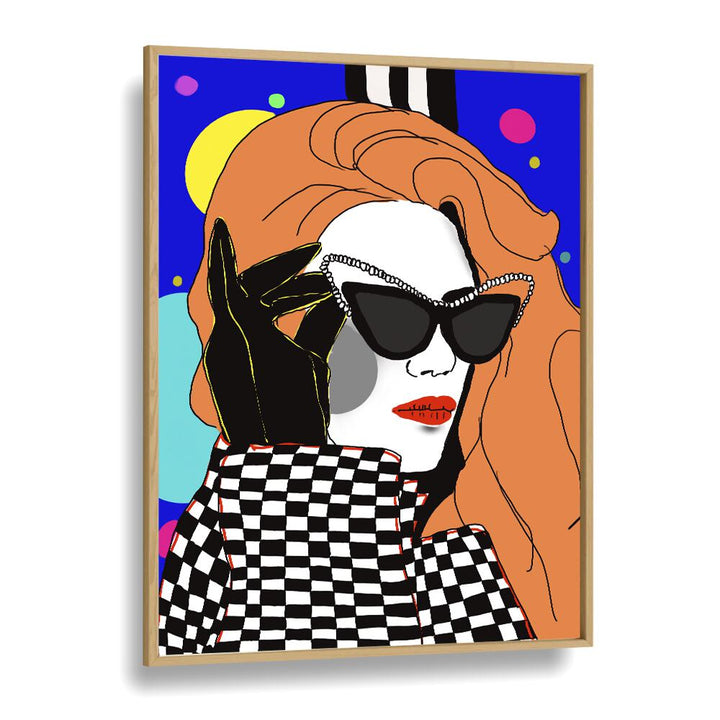 Glamour By Ana Sneeringer Wall Art Prints in Oak Wood Plain Frame