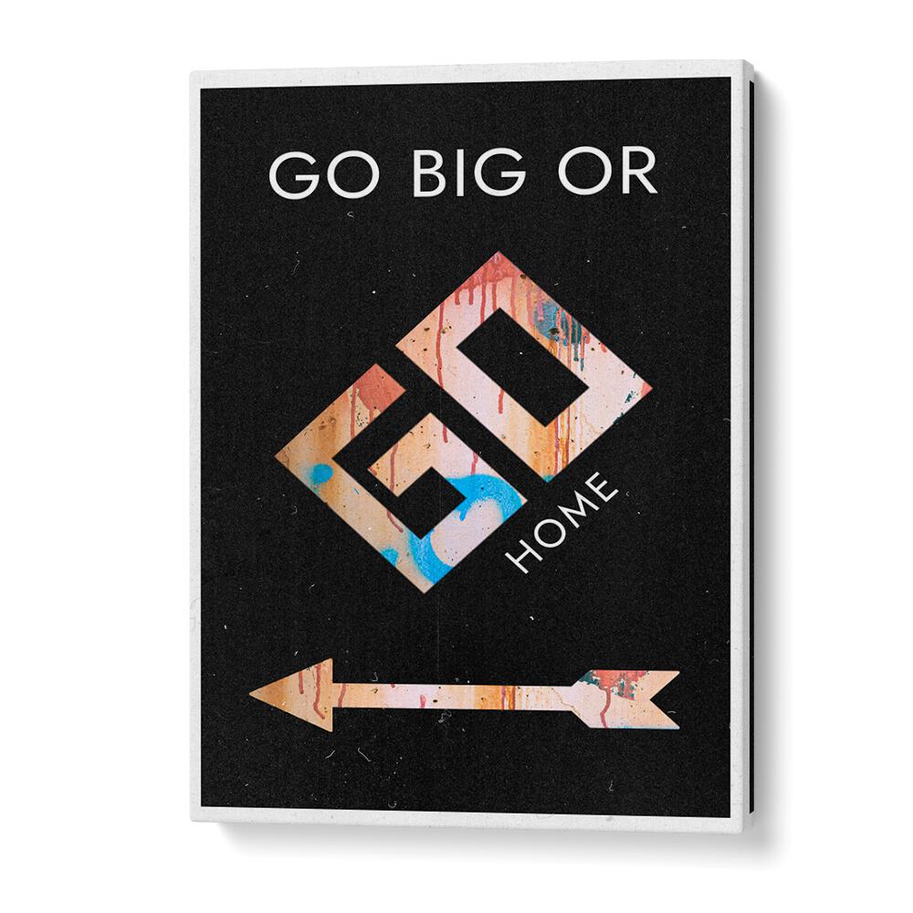 Transform your space with GO BIG OR GO HOME, QUOTES typography posters that inspire and motivate daily.