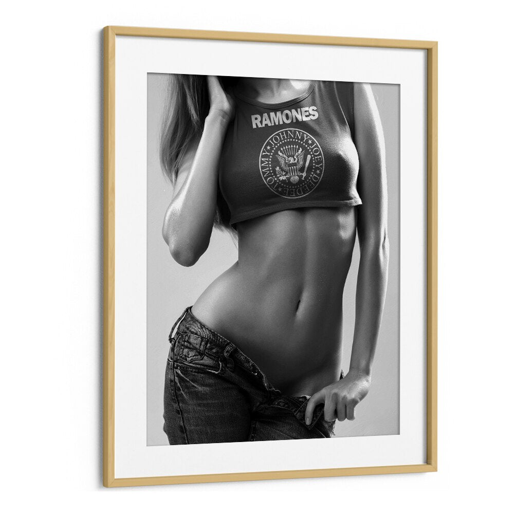 Go Love It by David Drake Fine Art Photography Fashion Photography in Oak Wood Frame With Mount