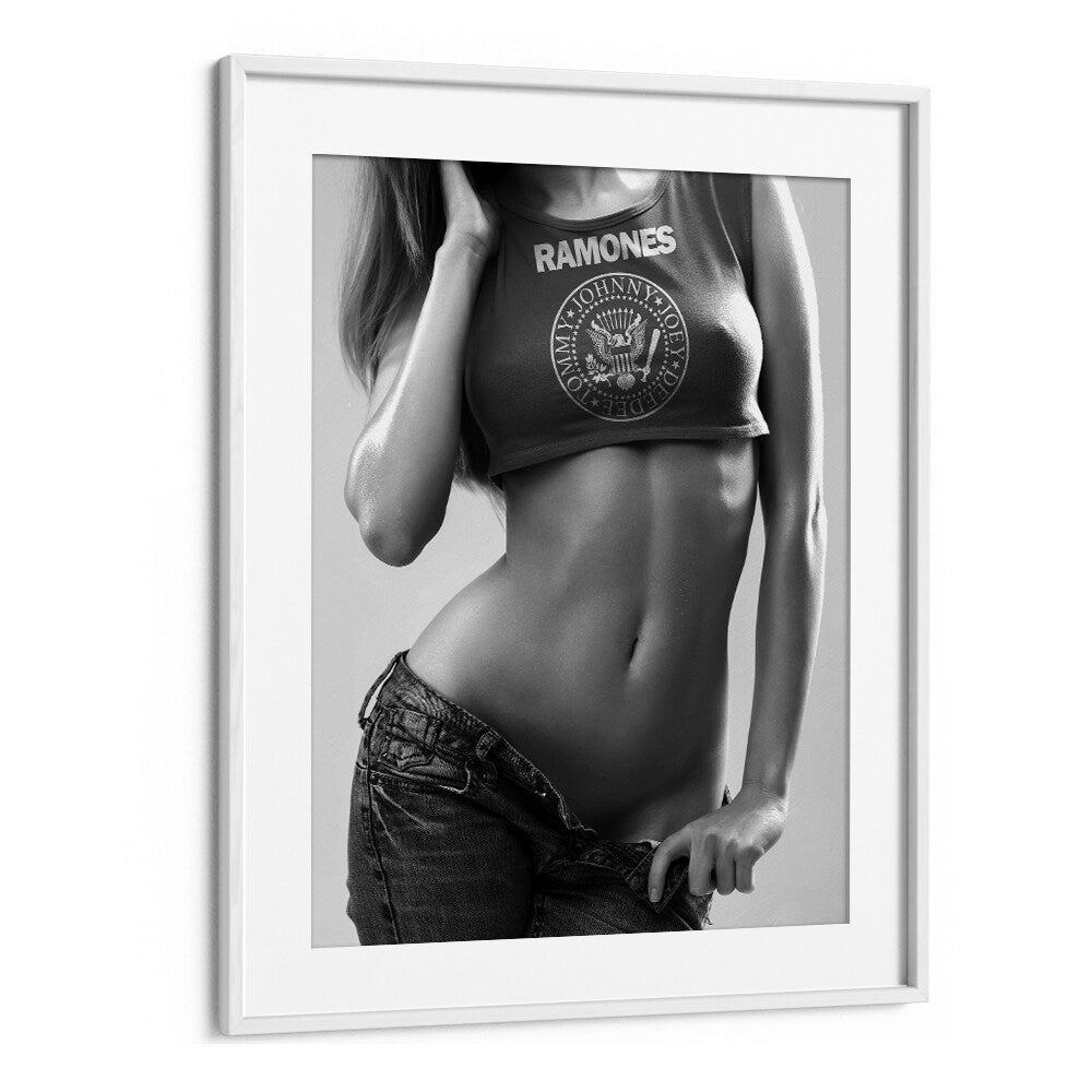 Go Love It by David Drake Fine Art Photography Fashion Photography in White Frame With Mount