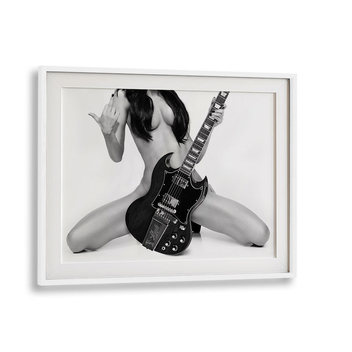 Go Rock Yourself by David Drake Fine Art Photography Fashion Photography in White Frame With Mount