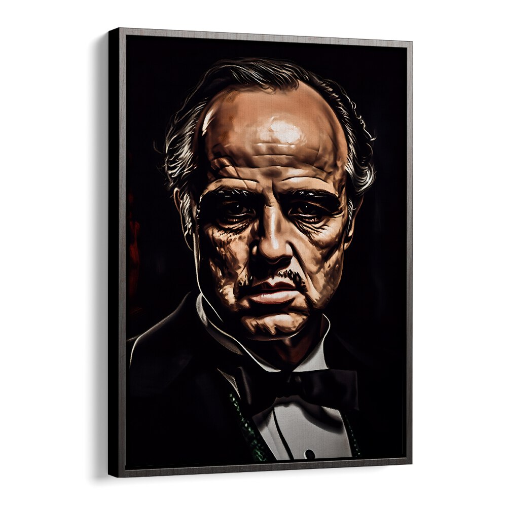 Godfather Art i Movie Posters in Black Floater Frame