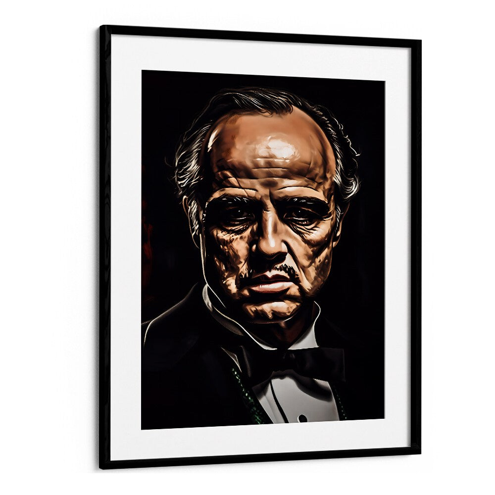 Godfather Art i Movie Posters in Black Frame With Mount