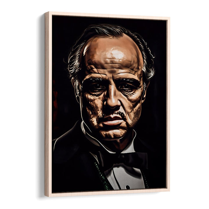 Godfather Art i Movie Posters in Oak Wood Floater Frame