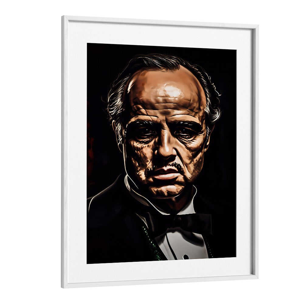 Godfather Art i Movie Posters in White Frame With Mount