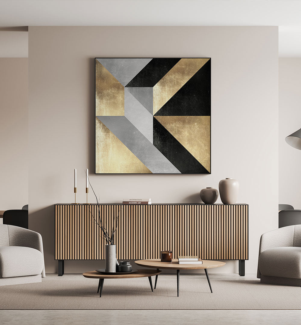 GOLD GEOMETRY , GEOMETRIC ART PRINTS