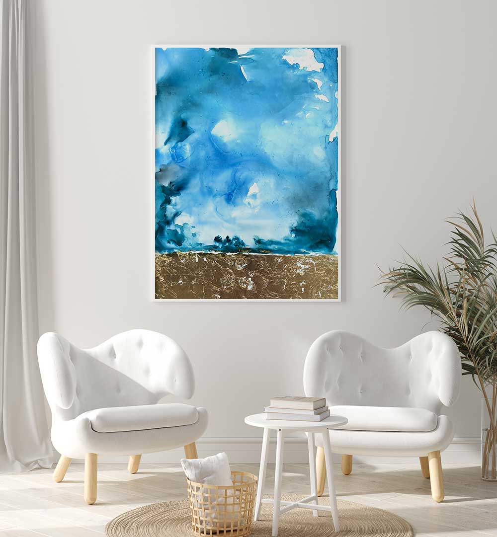 GOLD LANDSCAPE , ABSTRACT PAINTINGS