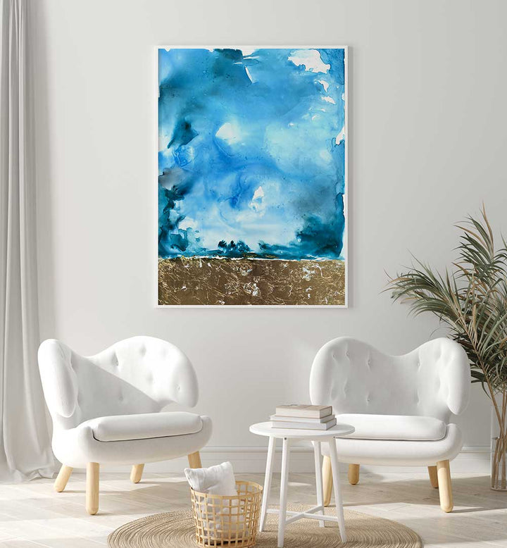 GOLD LANDSCAPE , ABSTRACT PAINTINGS