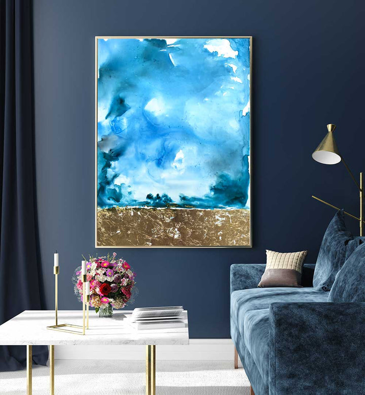 GOLD LANDSCAPE , ABSTRACT PAINTINGS