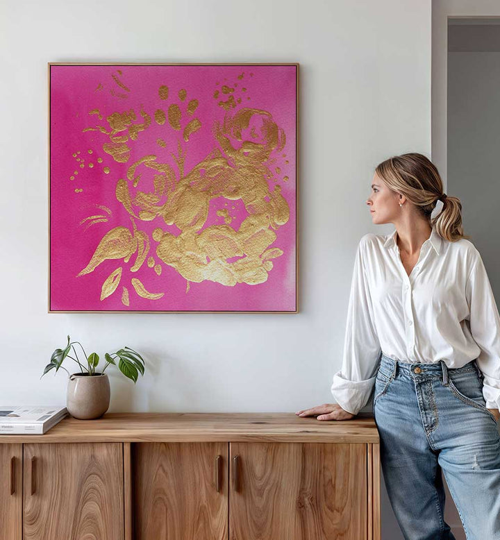 GOLD ROSES , FASHION POSTERS