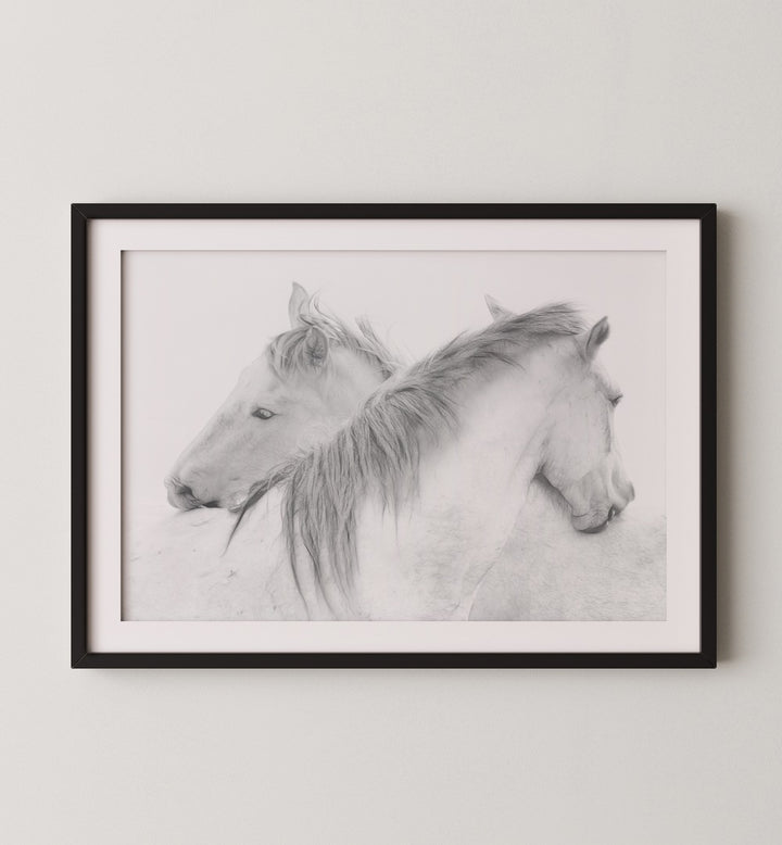 Elegant GOLDEN HOUR GALLERY WALL featuring serene horse artwork, perfect for stylish GALLERY WALLS in any space.