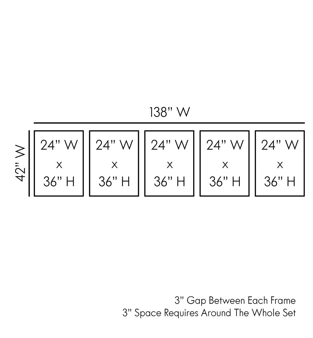 GOLDEN SERENITY GALLERY WALL , GALLERY WALLS & SETS