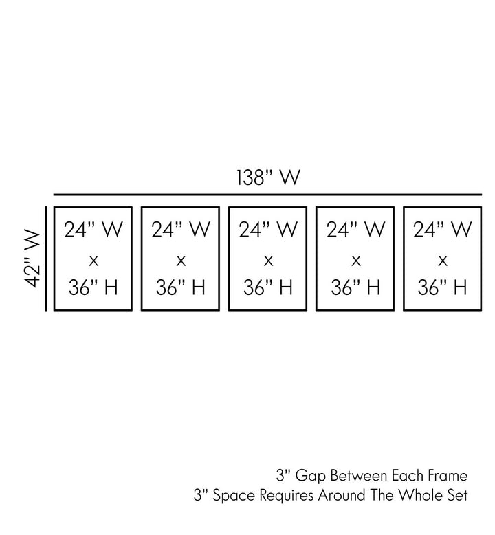 GOLDEN SERENITY GALLERY WALL , GALLERY WALLS & SETS