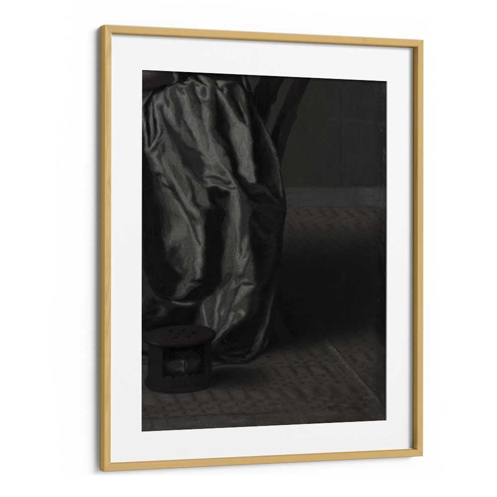 Gothic Garment Gothic Wall Art Prints in Oak Wood Frame With Mount