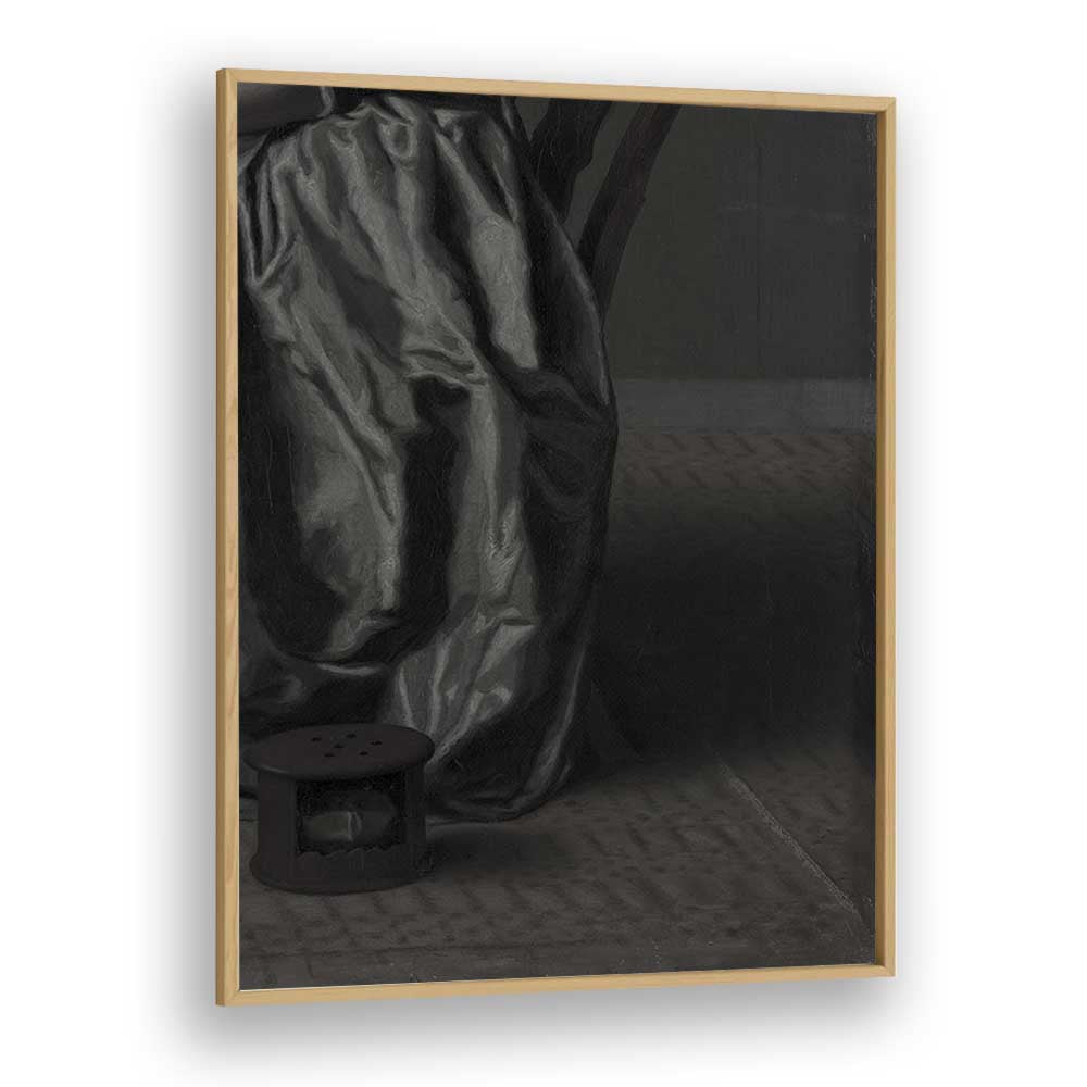 Gothic Garment Gothic Wall Art Prints in Oak Wood Plain Frame