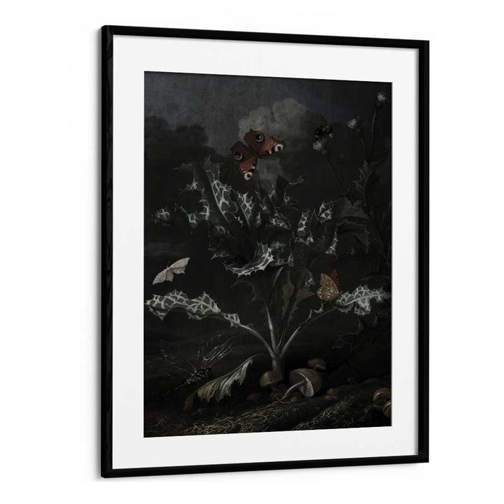 Gothic Gnarls Gothic Wall Art Prints in Black Frame With Mount