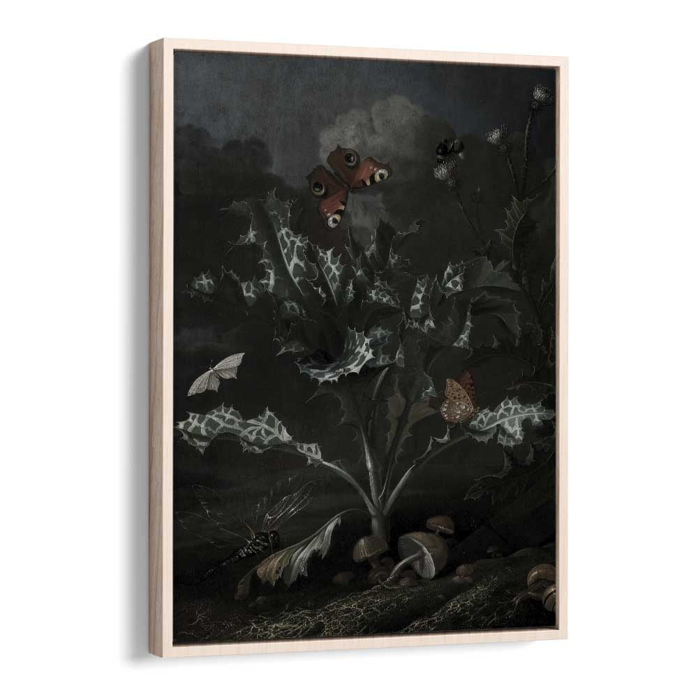 Gothic Gnarls Gothic Wall Art Prints in Oak Wood Floater Frame