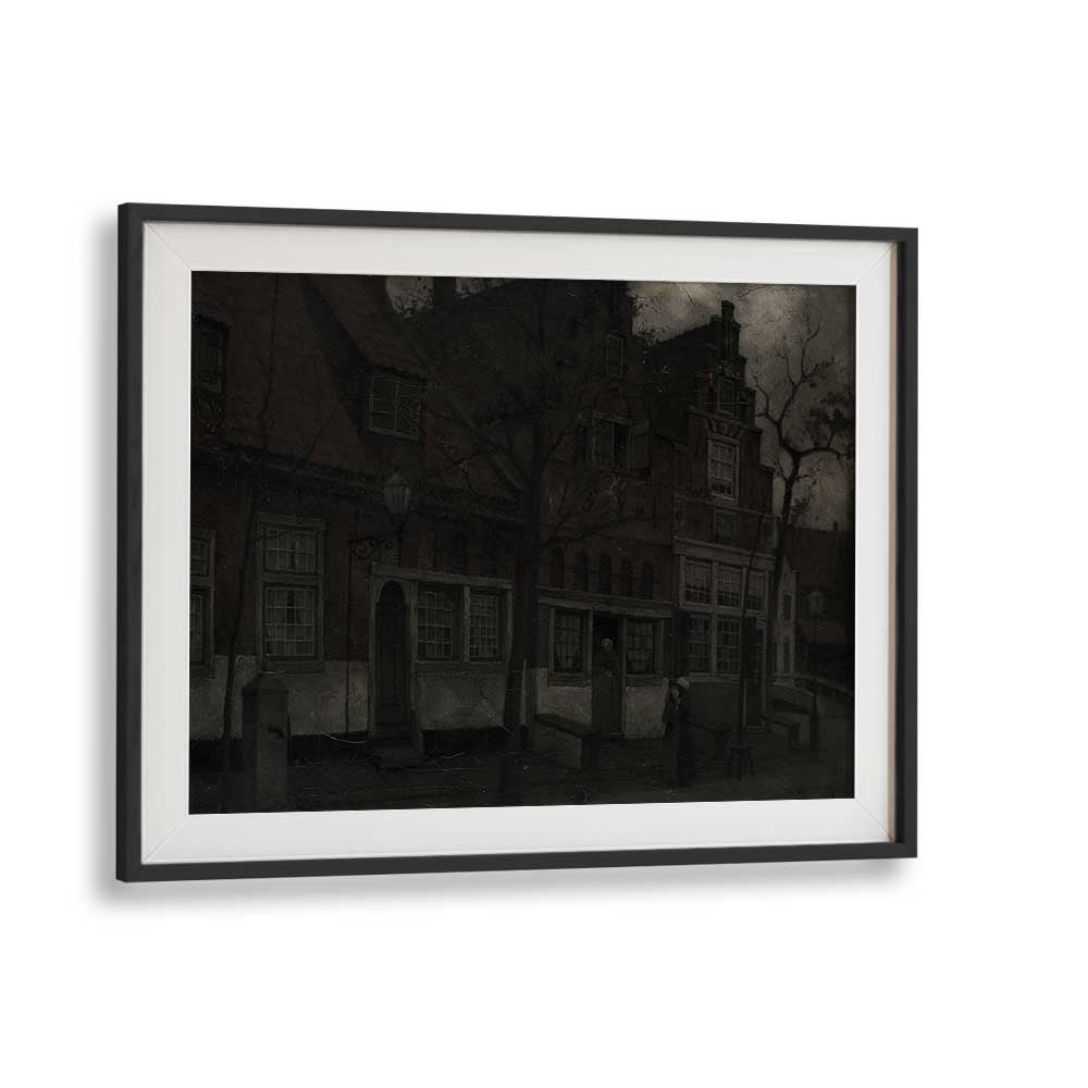 Gothic Noir Shadows Of The Soul Gothic Art Prints in Black Frame With Mount