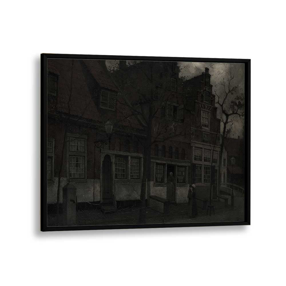 Gothic Noir Shadows Of The Soul Gothic Art Prints in Black Plain Frame