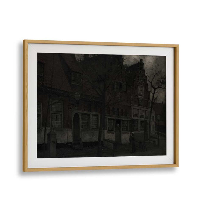 Gothic Noir Shadows Of The Soul Gothic Art Prints in Oak Wood Frame With Mount