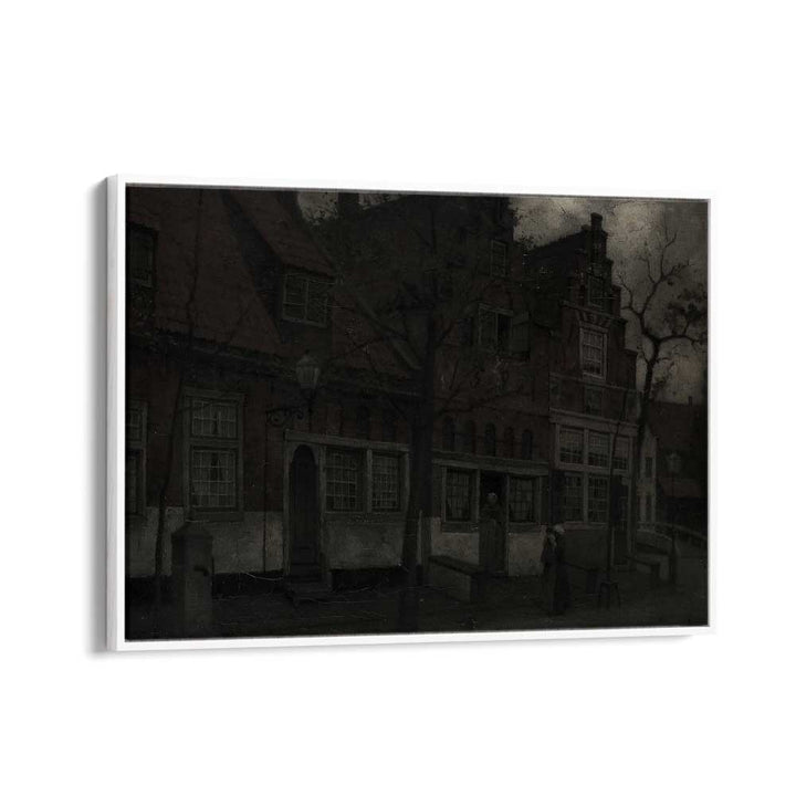 Gothic Noir Shadows Of The Soul Gothic Art Prints in White Floater Frame