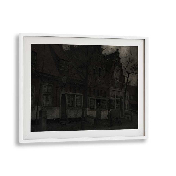 Gothic Noir Shadows Of The Soul Gothic Art Prints in White Frame With Mount