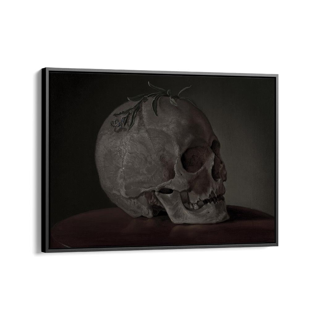 Gothic Remains I Gothic Wall Art Prints in Black Floater Frame