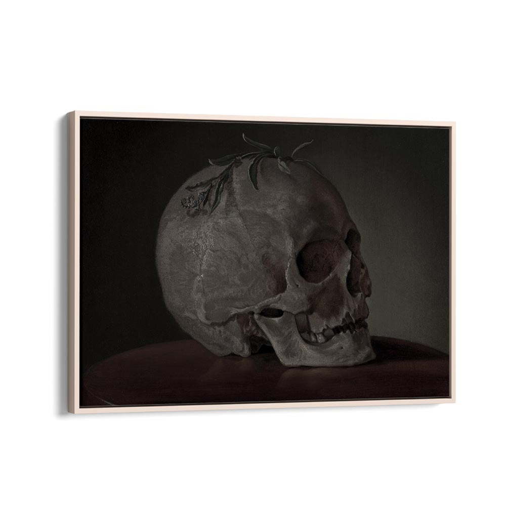 Gothic Remains I Gothic Wall Art Prints in Oak Wood Floater Frame