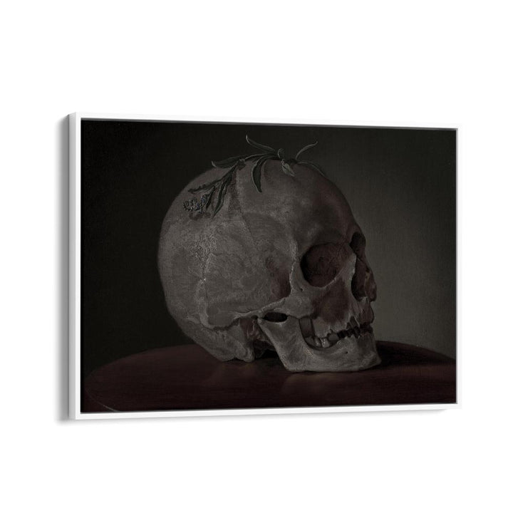 Gothic Remains I Gothic Wall Art Prints in White Floater Frame