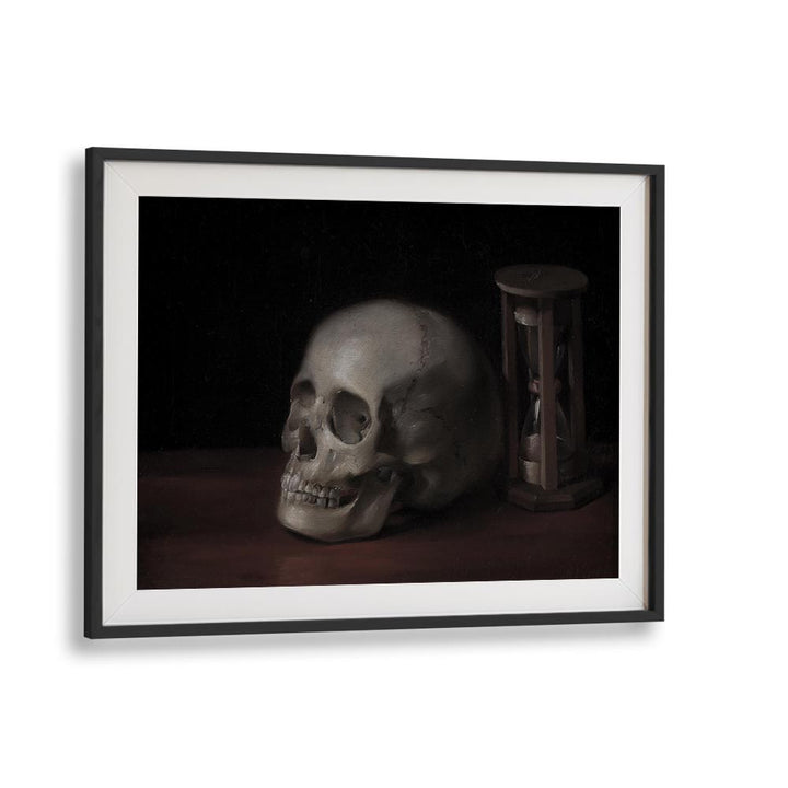 Gothic Remains ii Gothic Wall Art Prints in Black Frame With Mount