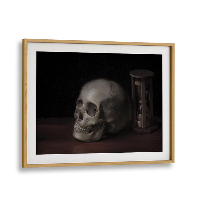 Gothic Remains ii Gothic Wall Art Prints in Oak Wood Frame With Mount