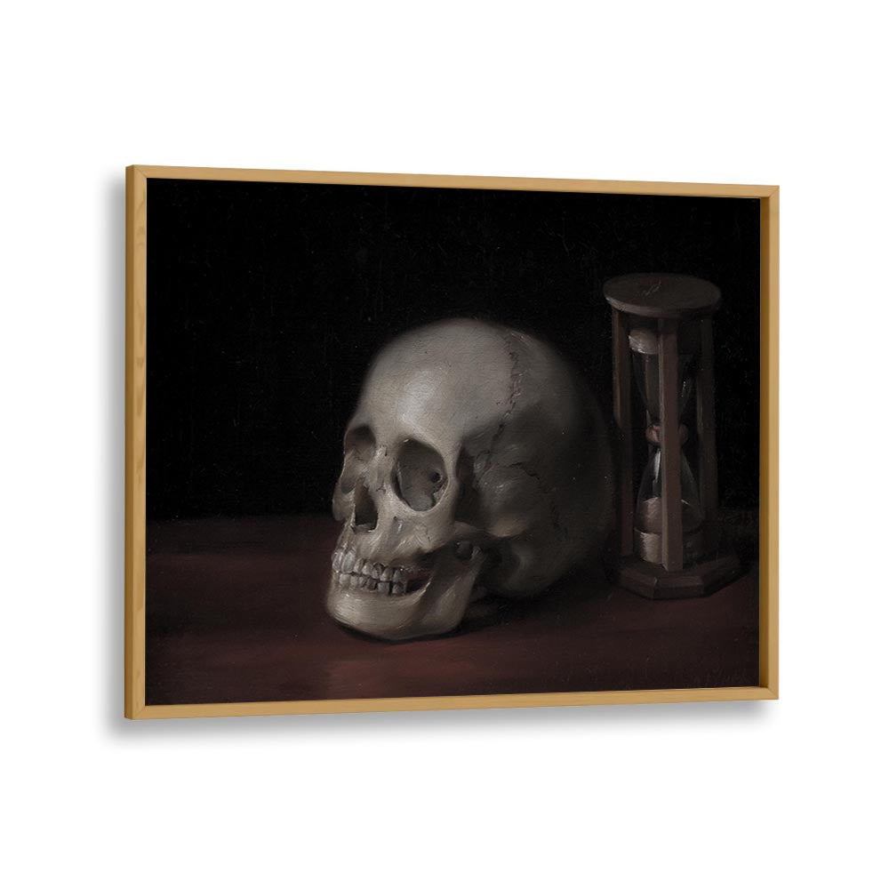 Gothic Remains ii Gothic Wall Art Prints in Oak Wood Plain Frame