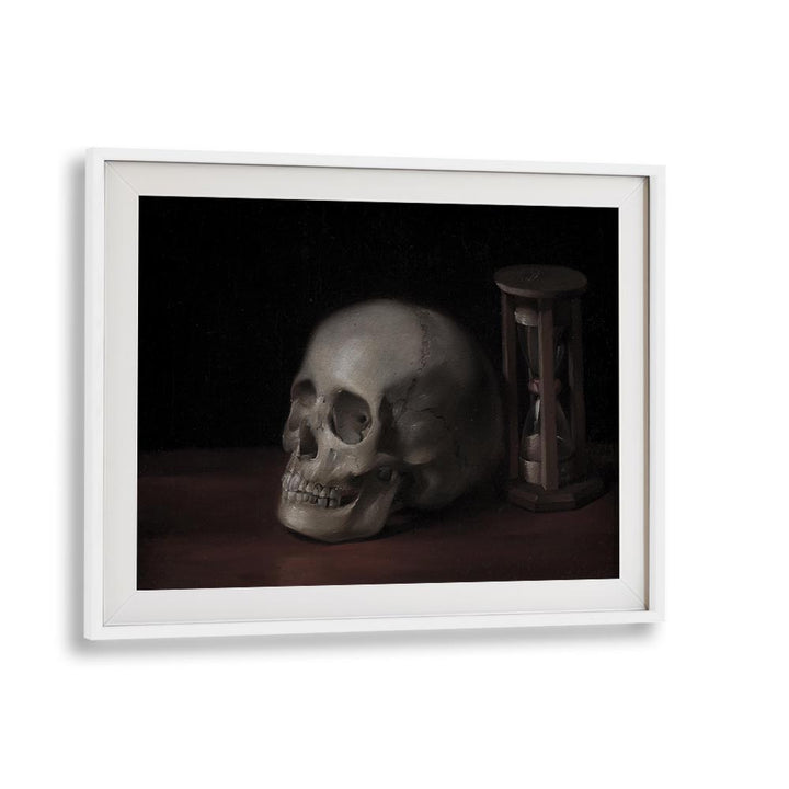 Gothic Remains ii Gothic Wall Art Prints in White Frame With Mount