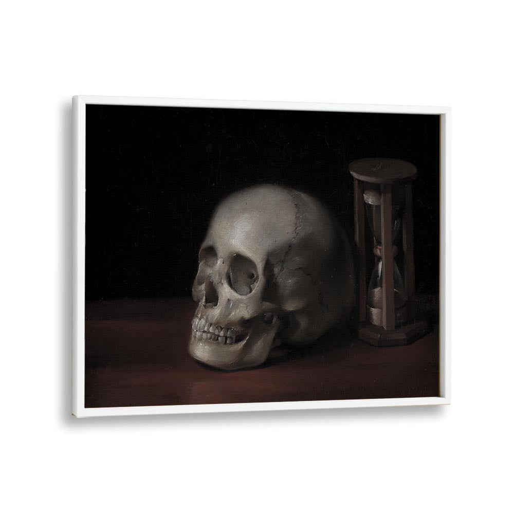 Gothic Remains ii Gothic Wall Art Prints in White Plain Frame