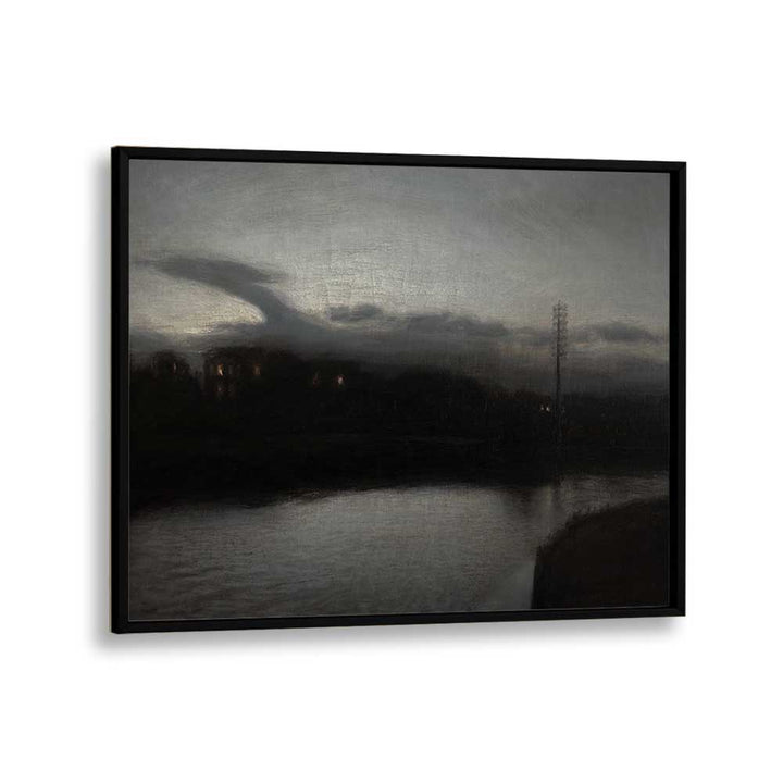 Gothic Twilight Whispers Of The Night Gothic Art Prints in Black Plain Frame