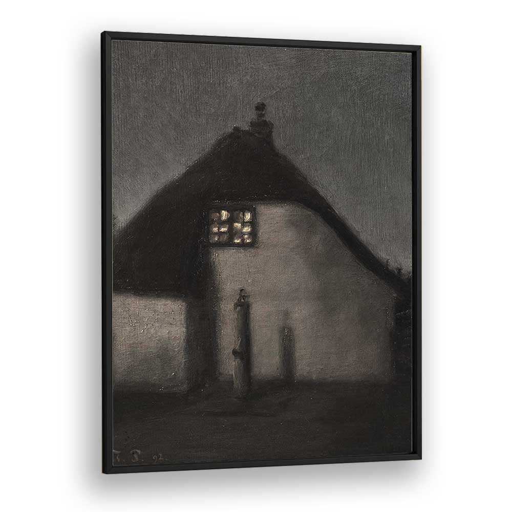 Gothic Twilight Whispers Of The Night ii Gothic Art Prints in Black Plain Frame