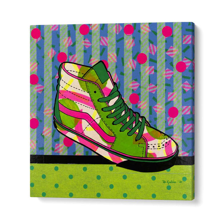 Green Fantasy Pop Art Paintings Pop Art Prints in Gallery Wrap