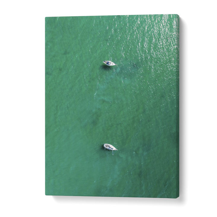 Green Jewel Tropics Beach Prints Coastal Wall Art in Gallery Wrap