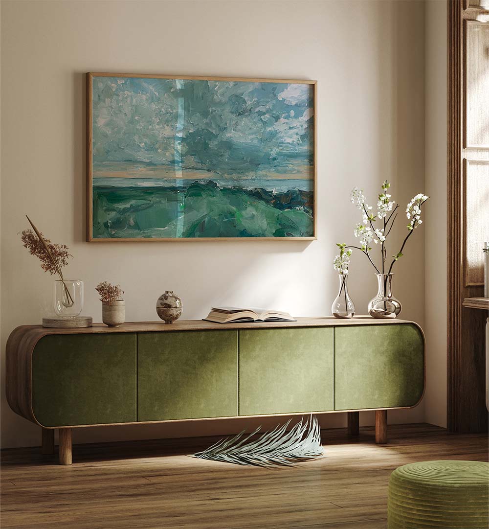 Stunning GREEN LANDSCAPE, LANDSCAPE PAINTINGS enhance your living space with nature's beauty and vibrant colors.