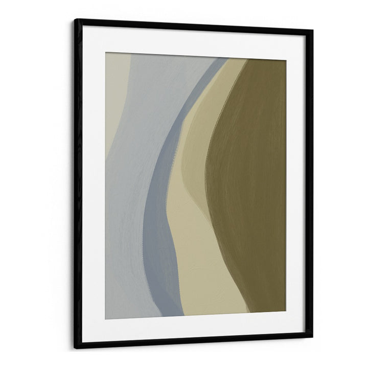 Greenhouse by Yopie Studio Abstract Paintings Abstract Art Prints in Black Frame With Mount