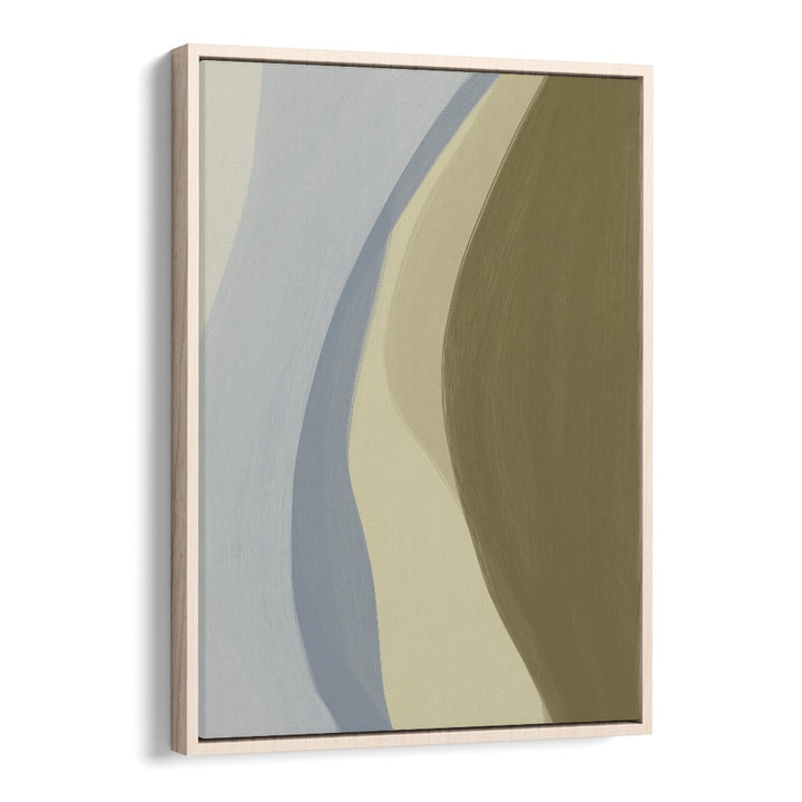 Greenhouse by Yopie Studio Abstract Paintings Abstract Art Prints in Oak Wood Floater Frame