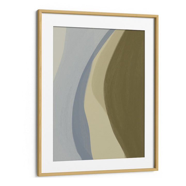 Greenhouse by Yopie Studio Abstract Paintings Abstract Art Prints in Oak Wood Frame With Mount