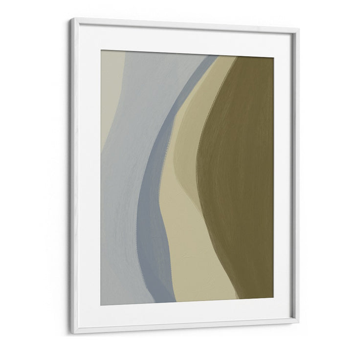 Greenhouse by Yopie Studio Abstract Paintings Abstract Art Prints in White Frame With Mount