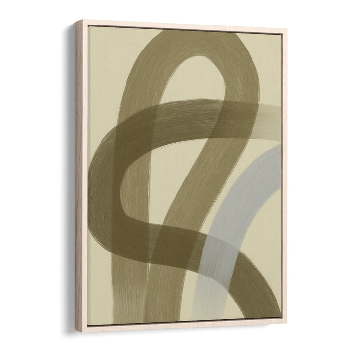 Greenhouse ii by Yopie Studio Abstract Paintings Abstract Art Prints in Oak Wood Floater Frame