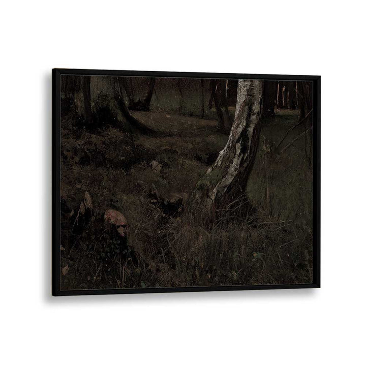 Grim Enchantment A Journey Through The Dark Gothic Art Prints in Black Plain Frame