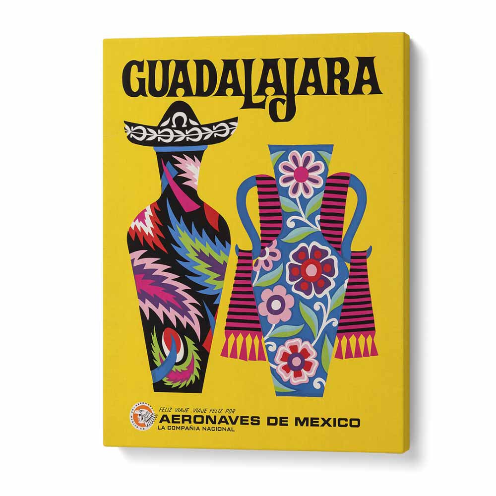 Guadalajara-Mexico  Travel Posters in Gallery Wrap