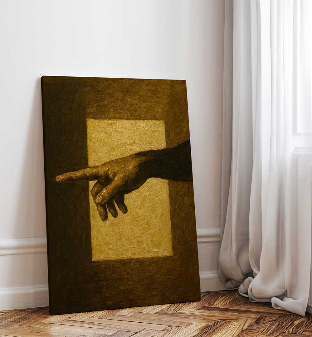 HAND OF CREATION II , EXPRESSIONISM PAINTINGS