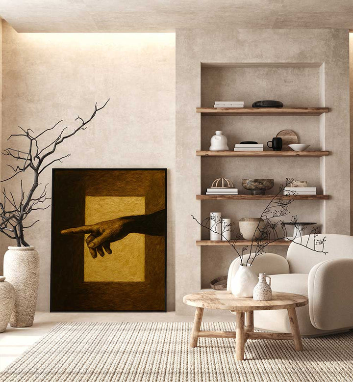 HAND OF CREATION II , EXPRESSIONISM PAINTINGS