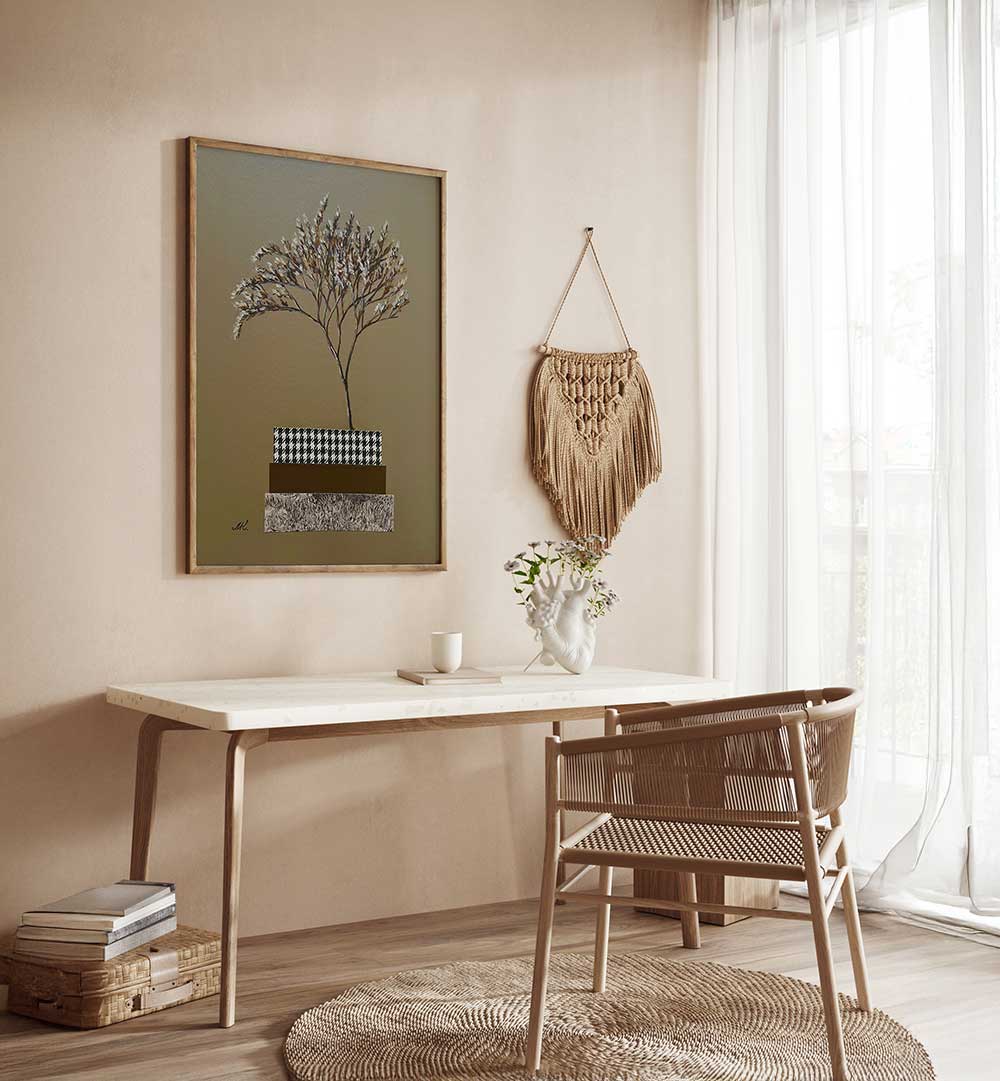 HARMONY OF LINES , FLORAL FLOWER PAINTINGS