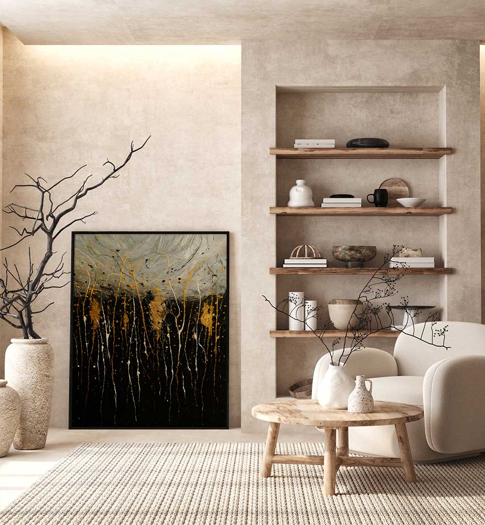 HARVEST OF DARKNESS , EXPRESSIONISM PAINTINGS